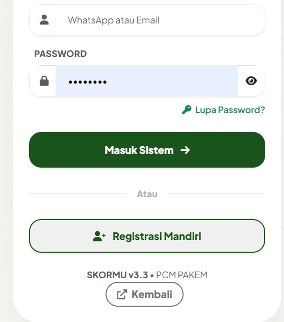 Form Pendaftaran